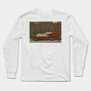 Winter Cabin Long Sleeve T-Shirt